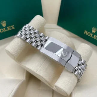 【Super Clone】RLX  Datejust 36mm 126234 Blue Fluted Motif Diamond Dial Jubilee Bracelet Watch