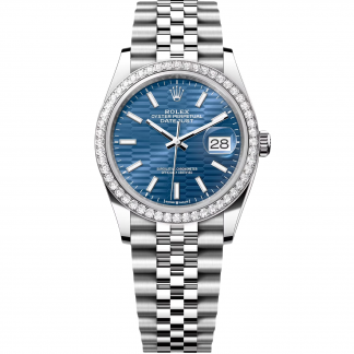 【Super Clone】RLX  Datejust 36mm 126284 Blue Dial Jubilee Bracelet