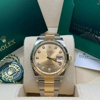 【Super Clone】RLX  Datejust 36mm 126233 Champagne Dial Jubilee Bracelet Watch
