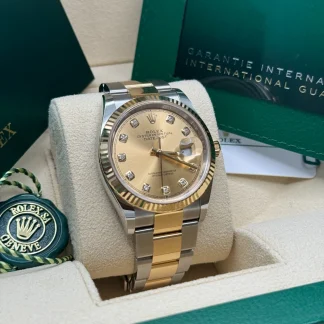 【Super Clone】RLX  Datejust 36mm 126233 Champagne Dial Jubilee Bracelet Watch