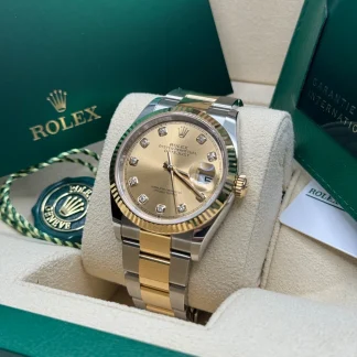 【Super Clone】RLX  Datejust 36mm 126233 Champagne Dial Jubilee Bracelet Watch