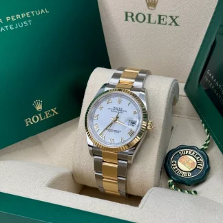 【Super Clone】RLX  Datejust 36mm 126233 White Dial Oyster Bracelet Watch