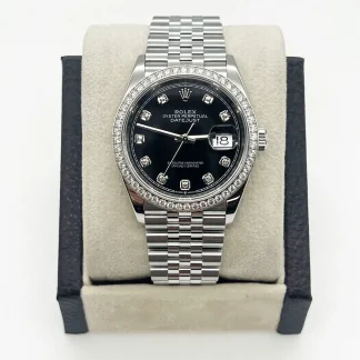 【Super Clone】RLX  Datejust 36mm 126284 Black Dial Jubilee bracelet