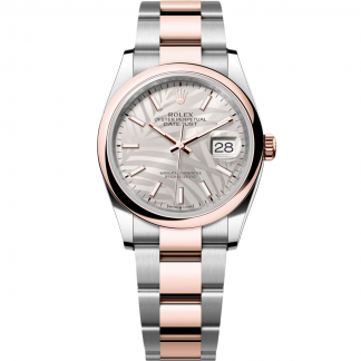 【Super Clone】RLX  Datejust 36mm 126201 Silver Dial Oyster Bracelet Watch