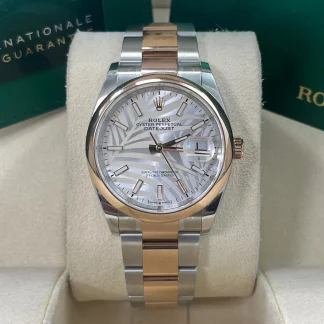 【Super Clone】RLX  Datejust 36mm 126201 Silver Dial Oyster Bracelet Watch