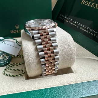 【Super Clone】RLX  Datejust 36mm 126231 Silver Fluted Motif Dial Jubilee Bracelet