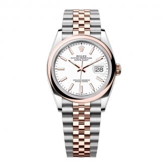 【Super Clone】RLX  Datejust 36mm 126201 White Dial Jubilee Bracelet Watch