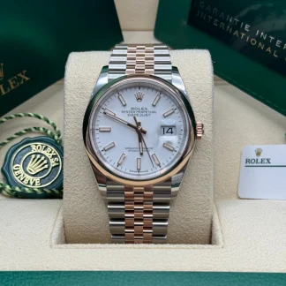 【Super Clone】RLX  Datejust 36mm 126201 White Dial Jubilee Bracelet Watch
