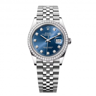 【Super Clone】RLX  Datejust 36mm 126284 Bright Blue Dial Jubilee Bracelet