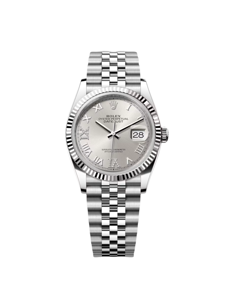 【Super Clone】RLX  Datejust 36mm 126234 White Roman Dial Oyster Stainless Steel Mens