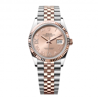 【Super Clone】RLX  Datejust 36mm 126231 Rose Dial Oyster Bracelet