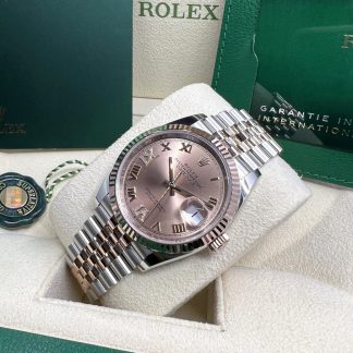 【Super Clone】RLX  Datejust 36mm 126231 Rose Dial Oyster Bracelet