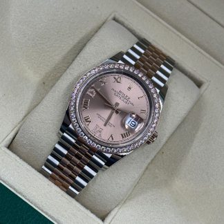 【Super Clone】RLX  Datejust 36mm 126281 Rose Dial Oyster 36mm Bracelet