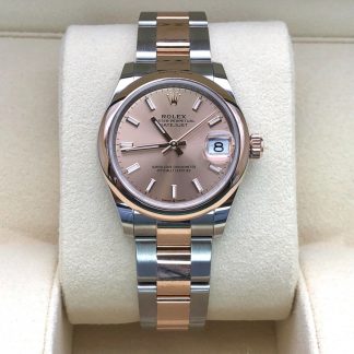 【Super Clone】RLX Datejust m278241-0009/0010 Rose 31mm Dial Oyster Bracelet Watch
