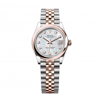【Super Clone】RLX Datejust m278241-0025/0026 White Mother-of-Pearl 31mm Dial Oyster Bracelet Watch