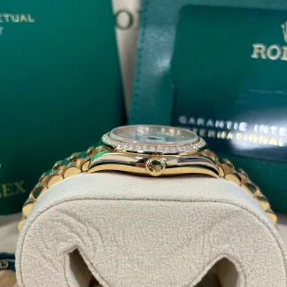 【Super Clone】RLX Datejust m278288RBR-0006 White Mother-of-Pearl 31mm Dial President Bracelet Watch