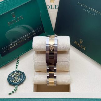 【Super Clone】RLX Datejust m278273-0027/0028 31mm White Mother-of-Pearl Dial Stainless Steel and Yellow Gold Oyster Watch