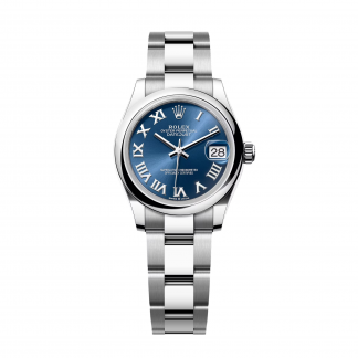 【Super Clone】RLX Datejust m278240-0017/0018 31mm Blue Roman Domed Bezel Oyster Oystersteel