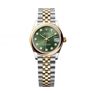 【Super Clone】RLX Datejust m278243-0029/0030 31mm Olive Green Dial Yellow Rolesor Oyster Watch