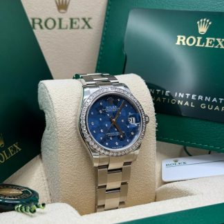 【Super Clone】RLX Datejust m278384RBR-0039/0040 Azzurro Blue 31mm Dial Oyster Watch