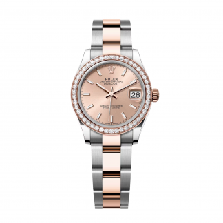 【Super Clone】RLX Datejust m278381-0009/0010 Rose Dial Diamond-Set Bezel 31mm