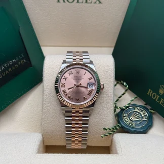 【Super Clone】RLX Datejust m278271-0005/0006 Rose 31mm Dial Oyster Bracelet Watch