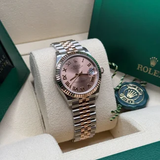 【Super Clone】RLX Datejust m278271-0005/0006 Rose 31mm Dial Oyster Bracelet Watch