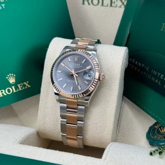 【Super Clone】RLX Datejust m278271-0017/0018 Slate 31mm Dial Oyster Bracelet Watch