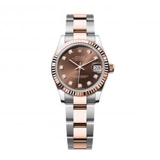 【Super Clone】RLX Datejust m278271-0027/0028 Chocolate 31mm Dial Oyster Bracelet Watch