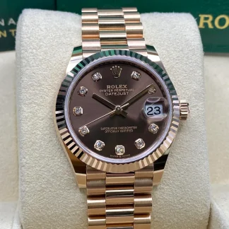 【Super Clone】RLX Datejust m278275-0010 Chocolate 31mm Dial