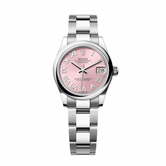 【Super Clone】RLX Datejust m278240-0013/0014 31mm Pink Roman Domed Bezel Oyster Oystersteel