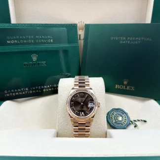 【Super Clone】RLX Datejust m278275-0025 Chocolate 31mm Dial
