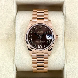 【Super Clone】RLX Datejust m278275-0025 Chocolate 31mm Dial