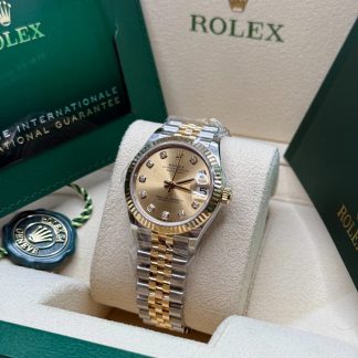 【Super Clone】RLX Datejust m278273-0025/0026 31mm Champagne Dial Stainless Steel and Yellow Gold Oyster Watch