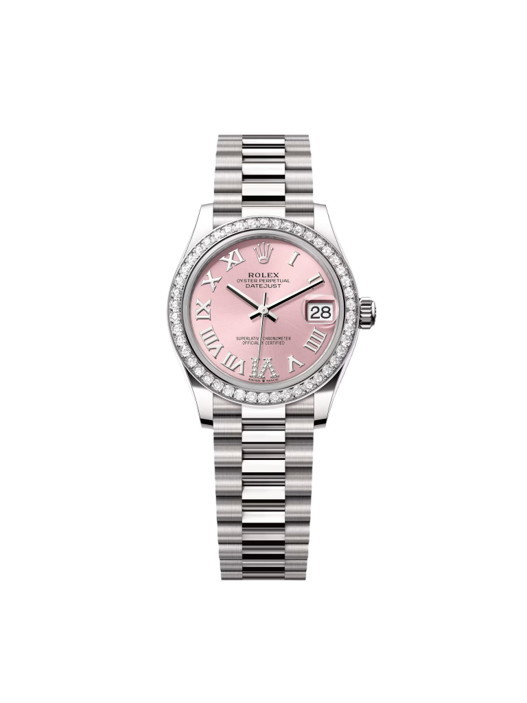 【Super Clone】RLX Datejust m278289RBR-0018 Pink Dial White Gold President