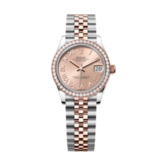 【Super Clone】RLX Datejust m278381-0001/0002 Rose Roman Dial Diamond-Set Bezel 31mm