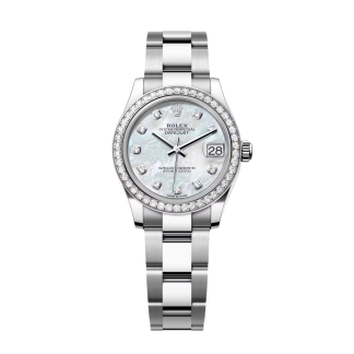【Super Clone】RLX Datejust m278384RBR-0007/0008 Mother-of-Pearl 31mm Dial Oyster Watch