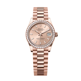 【Super Clone】RLX Datejust m278285RBR-0018 Rosé 31mm Dial