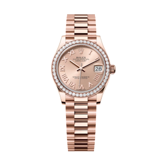 【Super Clone】RLX Datejust m278285RBR-0029 Rosé Roman Dial 31mm