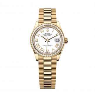 【Super Clone】RLX Datejust m278288RBR-0009 White 31mm Dial President Bracelet Watch