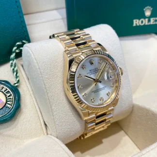 【Super Clone】RLX Datejust m278278-0009 Champagne 31mm Dial President Bracelet Watch