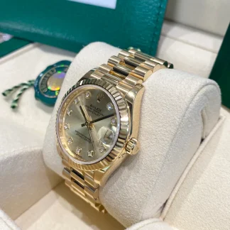 【Super Clone】RLX Datejust m278278-0009 Champagne 31mm Dial President Bracelet Watch
