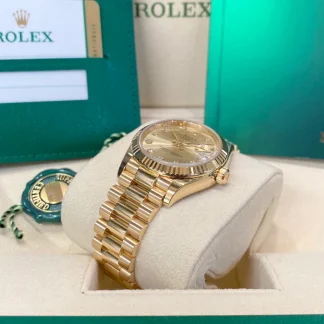 【Super Clone】RLX Datejust m278278-0009 Champagne 31mm Dial President Bracelet Watch