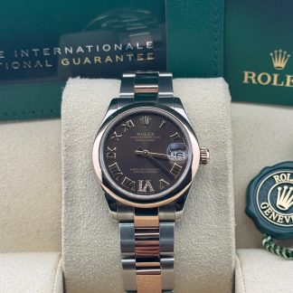 【Super Clone】RLX Datejust m278241-0003/0004 Chocolate 31mm Dial Oyster Bracelet Watch