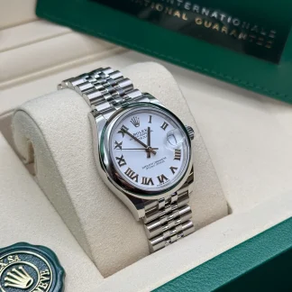 【Super Clone】RLX Datejust m278240-0003/0004 31mm White Roman Domed Bezel Oyster Oystersteel
