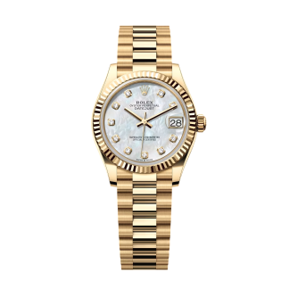 【Super Clone】RLX Datejust m278278-0010 Mother-of-Pearl 31mm Dial President Bracelet Watch