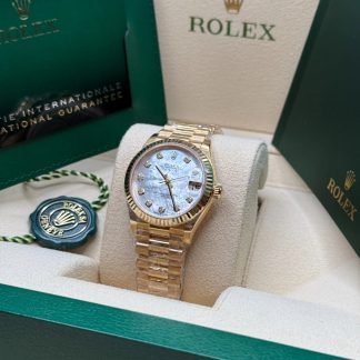 【Super Clone】RLX Datejust m278278-0010 Mother-of-Pearl 31mm Dial President Bracelet Watch