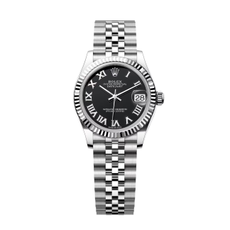 【Super Clone】RLX Datejust m278274-0001/0002 Bright Black Dial 31mm Oyster Bracelet