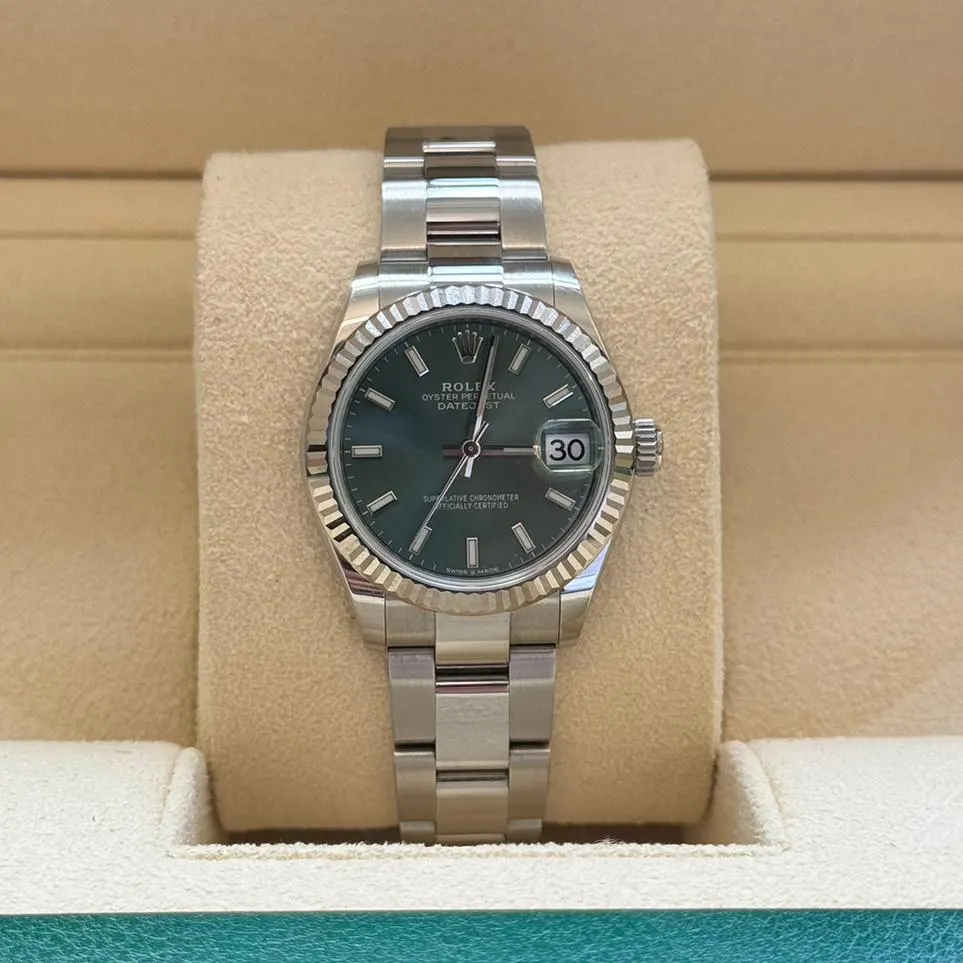 【Super Clone】RLX Datejust m278274-0017/0018 Green Dial 31mm Oyster Watch