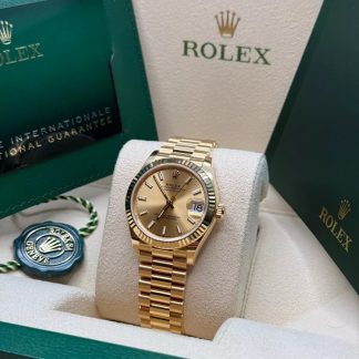 【Super Clone】RLX Datejust m278278-0040 Champagne 31mm Dial President Bracelet Watch